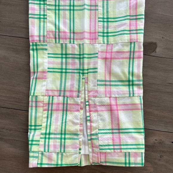 Lilly Pulitzer Madras Summer Pants Defined! Pinks + Greens + White Sz 6 - Picture 6 of 16